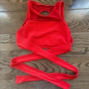 Five Dancewear Cobra Top YXL Red